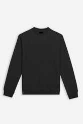 FELPA GIROCOLLO IN PILE NERO