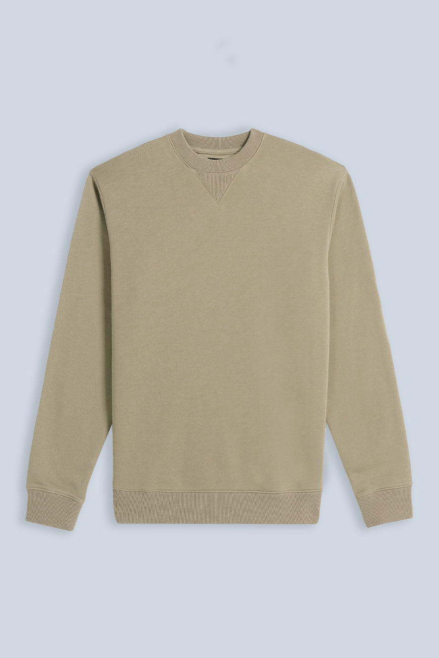 FELPA GIROCOLLO BASIC BEIGE - Sonnybono
