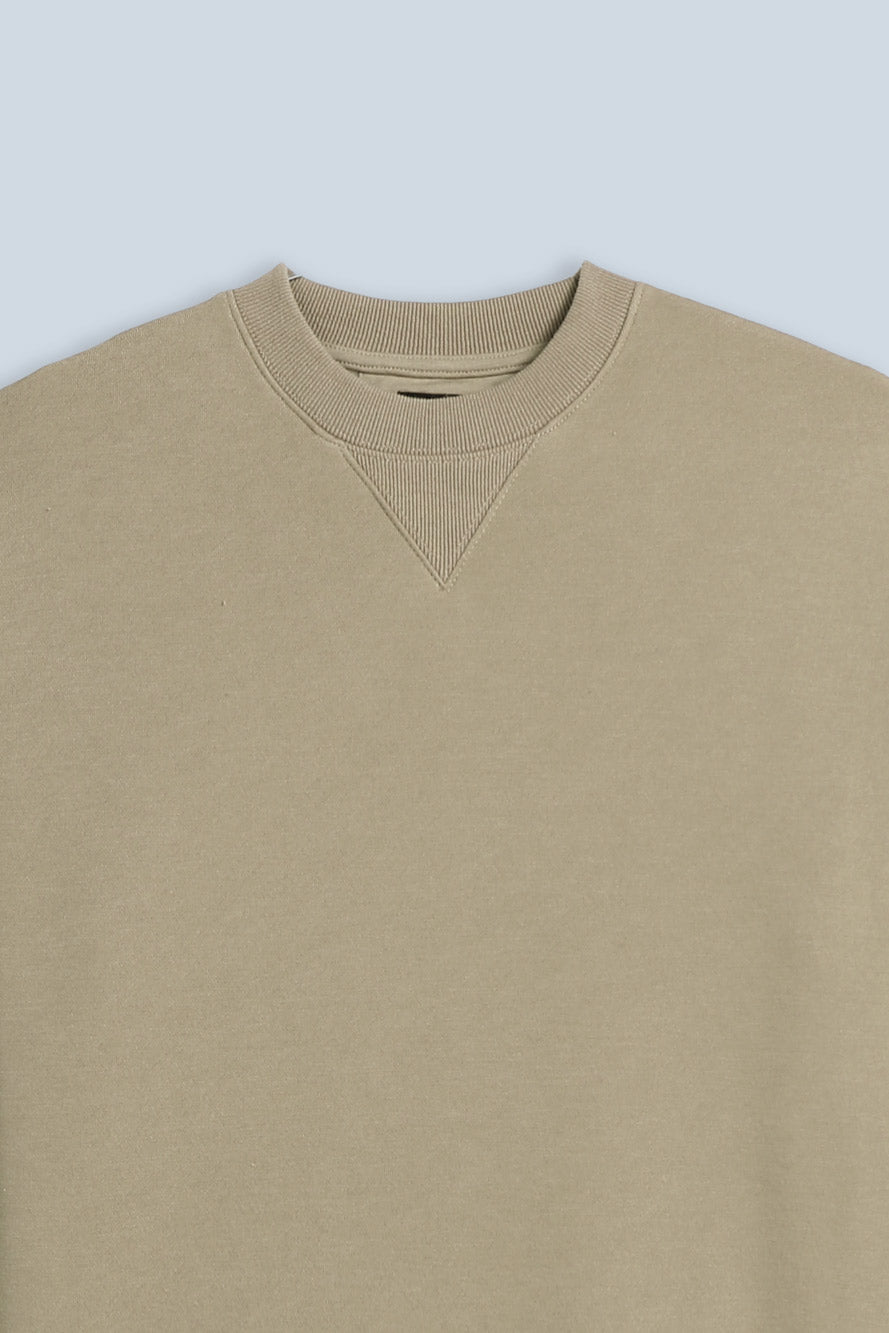 FELPA GIROCOLLO BASIC BEIGE - Sonnybono