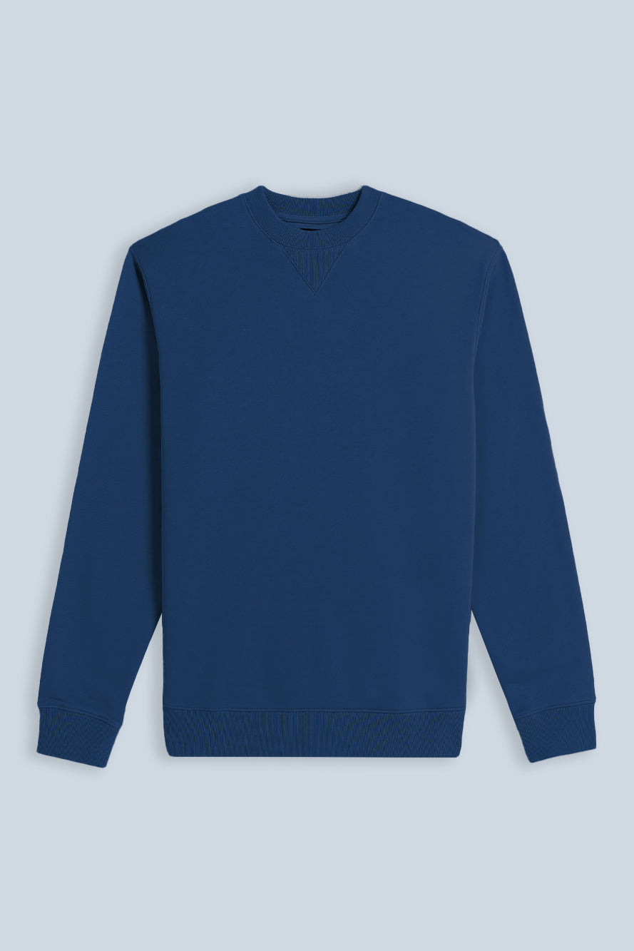 FELPA GIROCOLLO BASIC BLUETTE - Sonnybono