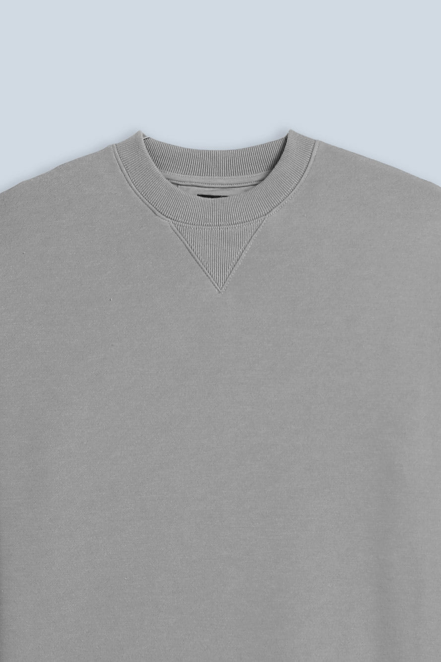 FELPA GIROCOLLO BASIC GRIGIO - Sonnybono