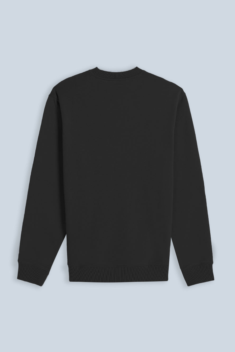 FELPA GIROCOLLO BASIC NERO - Sonnybono