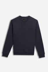 FELPA GIROCOLLO BASIC BLEU