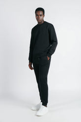 FELPA GIROCOLLO BASIC NERO