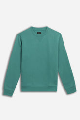 FELPA GIROCOLLO BASIC PETROLIO