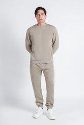 FELPA GIROCOLLO BASIC TORTORA