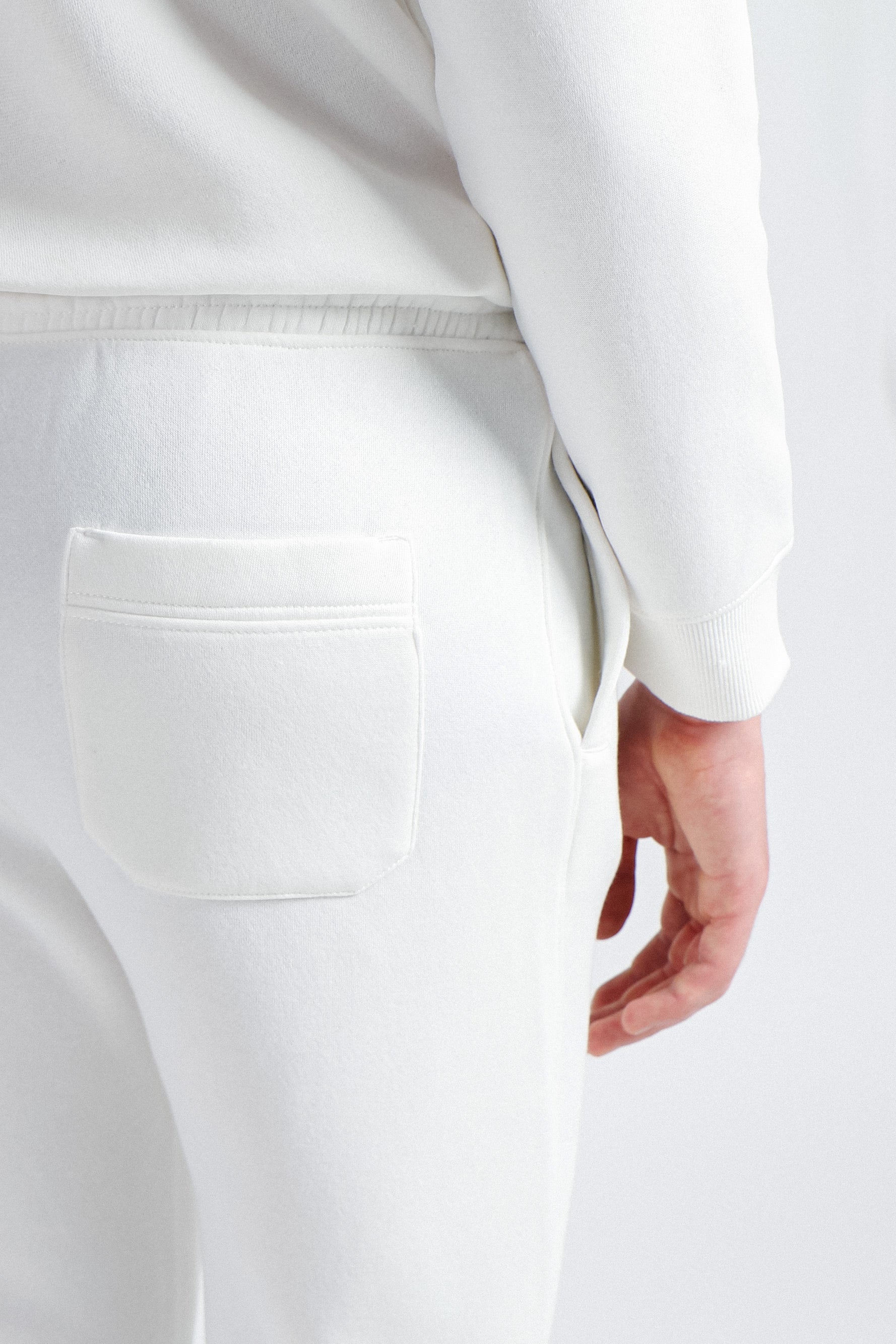 PANTALONE JOGGER DA TUTA PANNA - Sonnybono