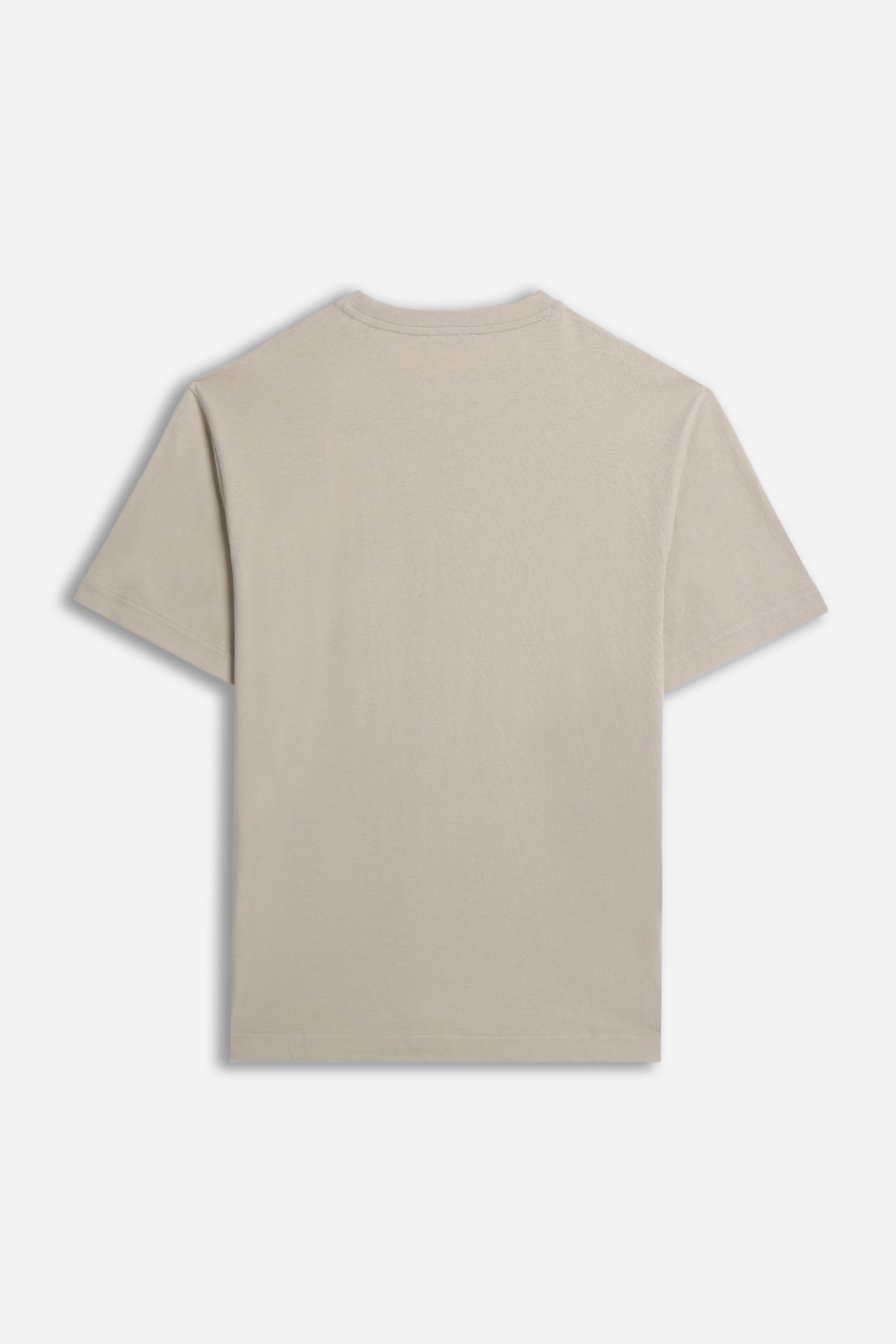 T-SHIRT CON LOGO STAMPATO BEIGE