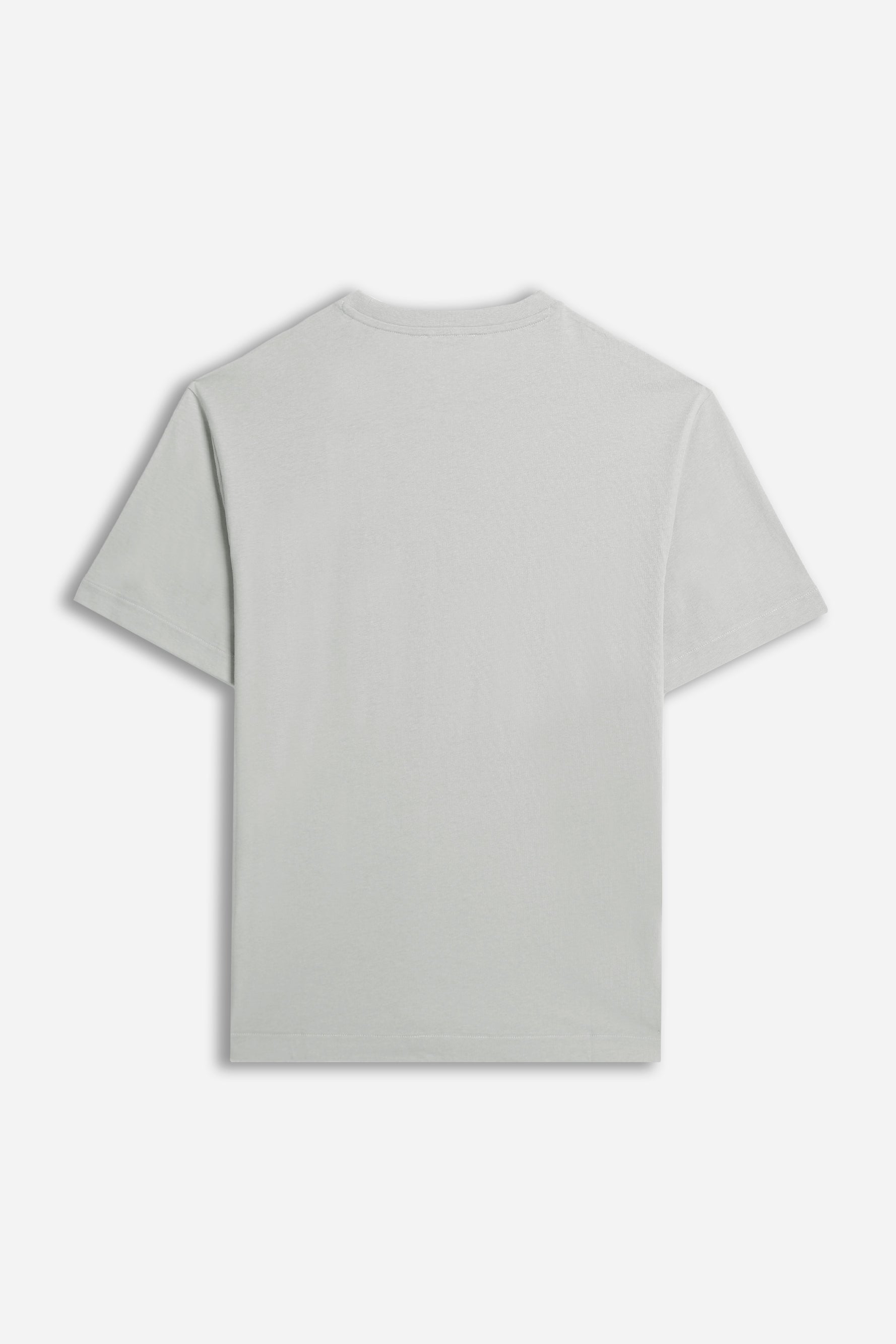 T-SHIRT CON LOGO STAMPATO GRIGIO CHIARO