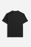 T-SHIRT CON LOGO STAMPATO NERO