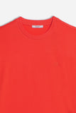 T-SHIRT CON LOGO STAMPATO ROSSO