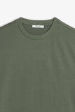 T-SHIRT CON LOGO STAMPATO VERDE MILITARE