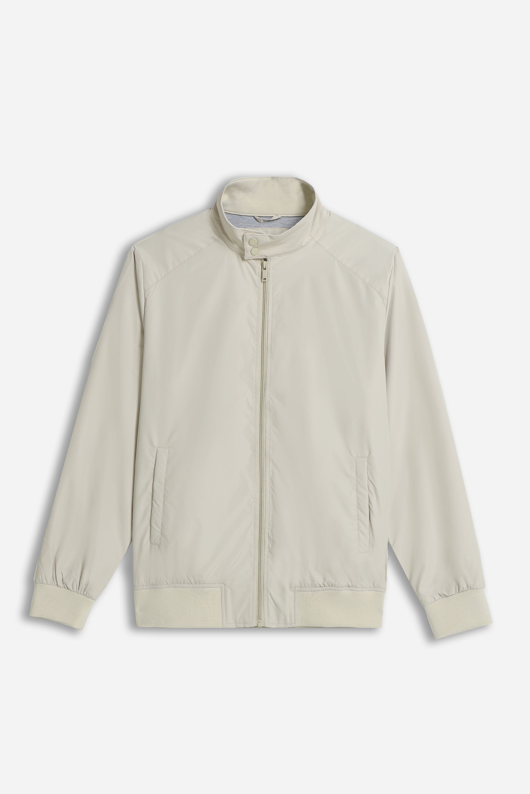 GIUBBOTTO BOMBER COLLO IN PIEDI BEIGE - Sonnybono
