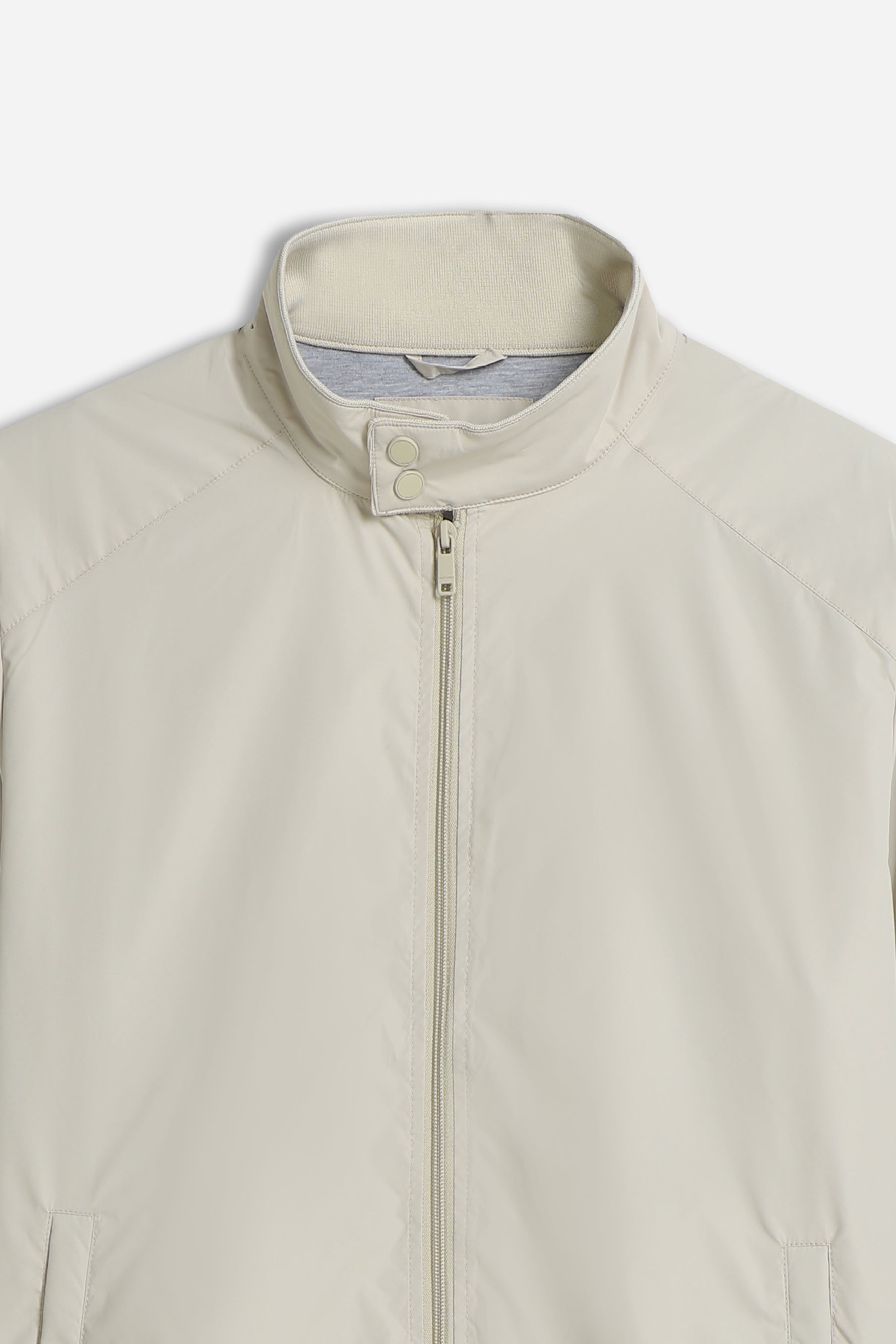 GIUBBOTTO BOMBER COLLO IN PIEDI BEIGE - Sonnybono