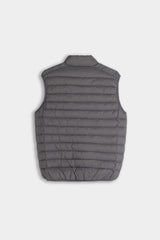 GILET TRAPUNTATO GRIGIO SCURO