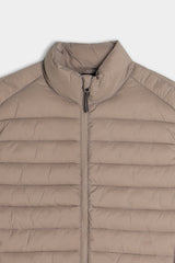 GILET TRAPUNTATO TORTORA