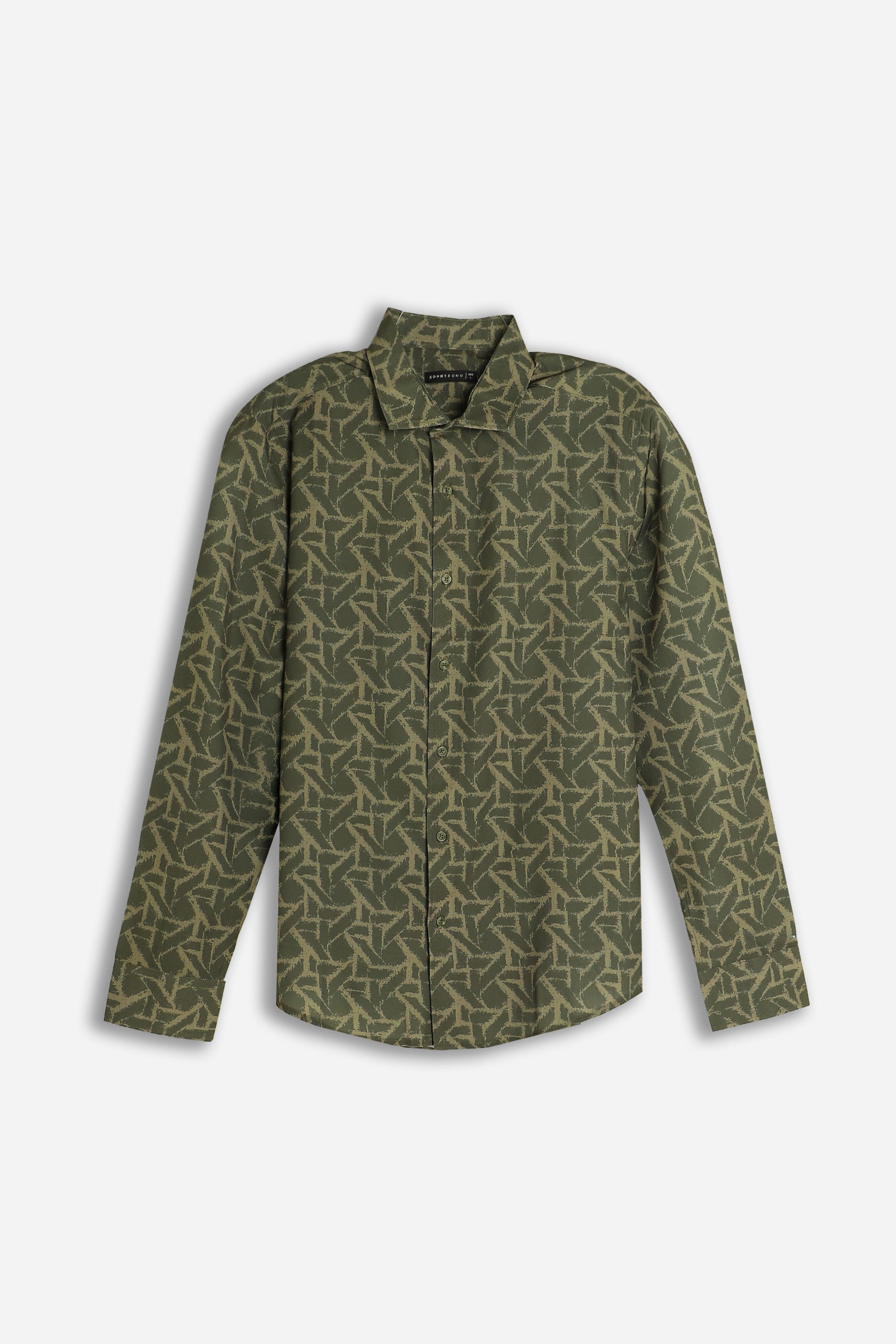 CAMICIA STRETCH FANTASIA F V.MILITARE