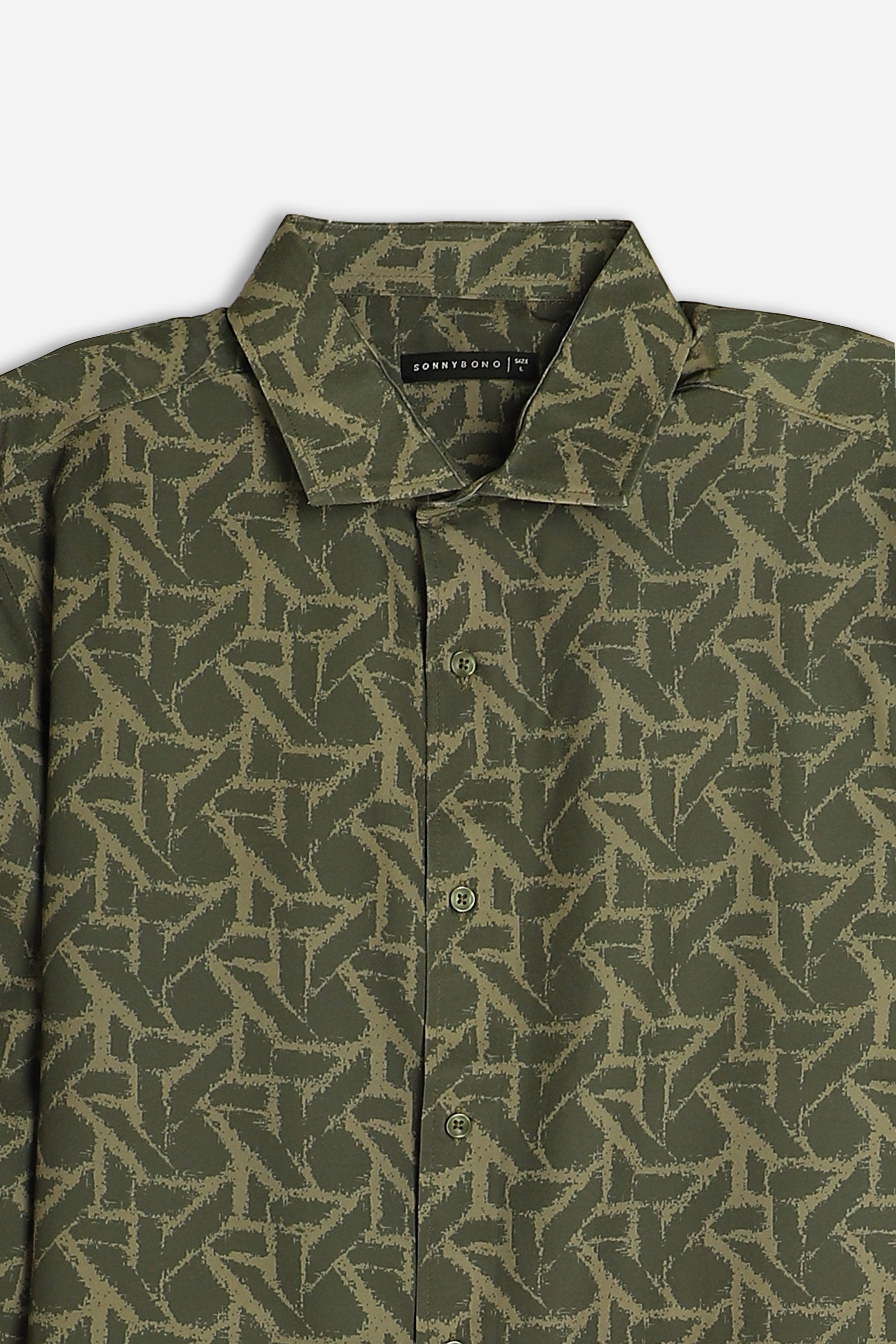 CAMICIA STRETCH FANTASIA F V.MILITARE