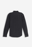 CAMICIA A QUADRI FLANELLA NERO