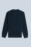 FELPA IN PILE CON FIANCHI IN COSTINA BLEU - Sonnybono