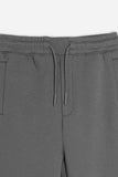 PANTALONE JOGGER IN FELPA OVER FIT ANTRACITE