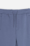 PANTALONE JOGGER IN FELPA OVER FIT POLVERE