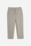 PANTALONE JOGGER IN FELPA OVER FIT TORTORA