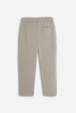 PANTALONE JOGGER IN FELPA OVER FIT TORTORA