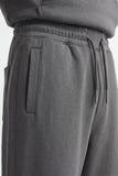 PANTALONE JOGGER IN FELPA OVER FIT ANTRACITE