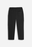 PANTALONE JOGGER IN FELPA OVER FIT NERO