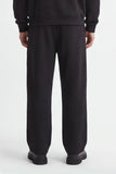 PANTALONE JOGGER IN FELPA OVER FIT NERO