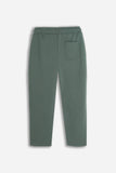PANTALONE JOGGER IN FELPA OVER FIT VERDE BOSCO