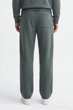 PANTALONE JOGGER IN FELPA OVER FIT VERDE BOSCO