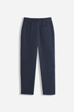 PANTALONE JOGGER IN FELPA CON BANDA LATERALE BLEU