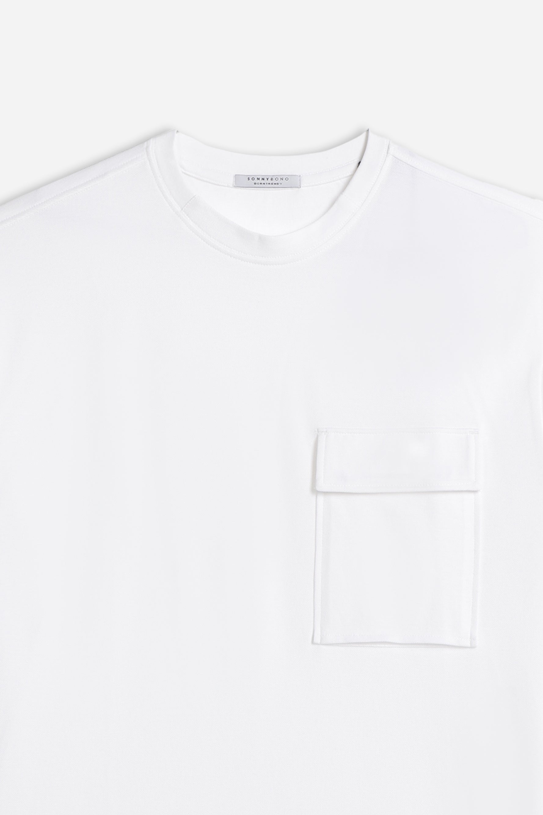 T-SHIRT IN PIQUET BIANCO - Sonnybono