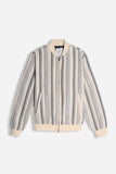 GIUBBOTTO BOMBER MISTO LINO F-BEIGE