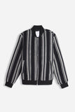GIUBBOTTO BOMBER MISTO LINO F NERO