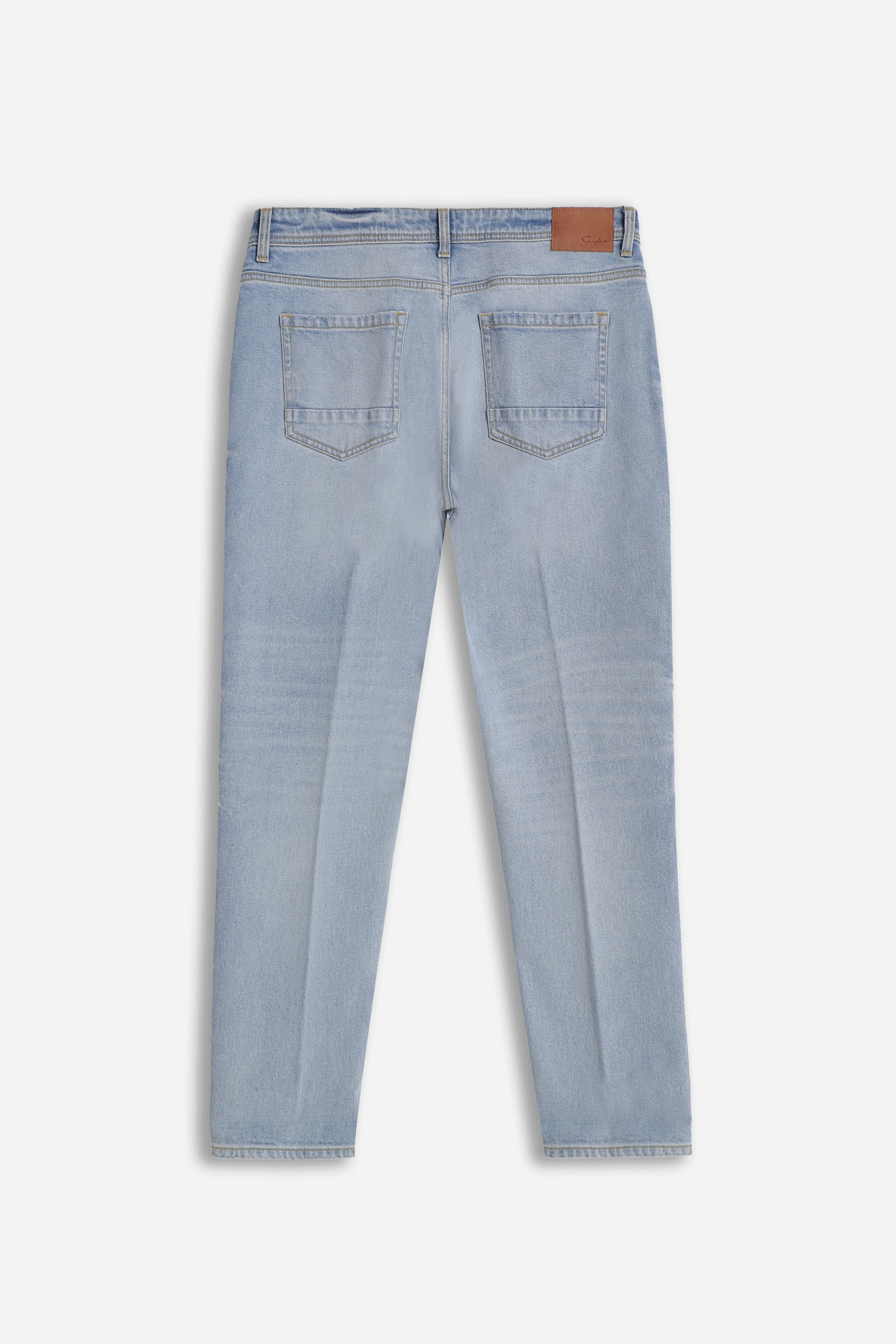 DENIM SLIM CROPPED CELESTE - Sonnybono