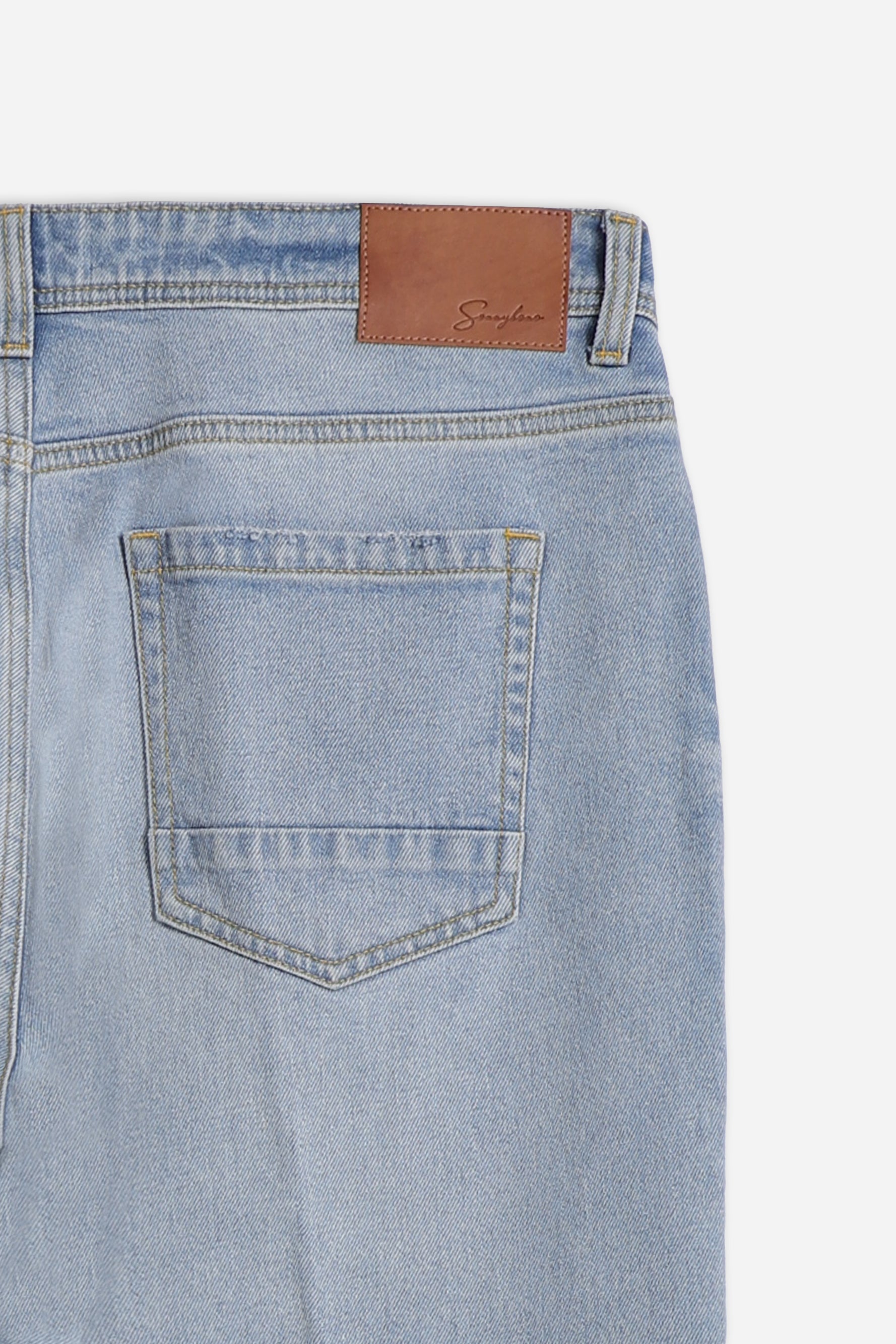 DENIM SLIM CROPPED CELESTE - Sonnybono