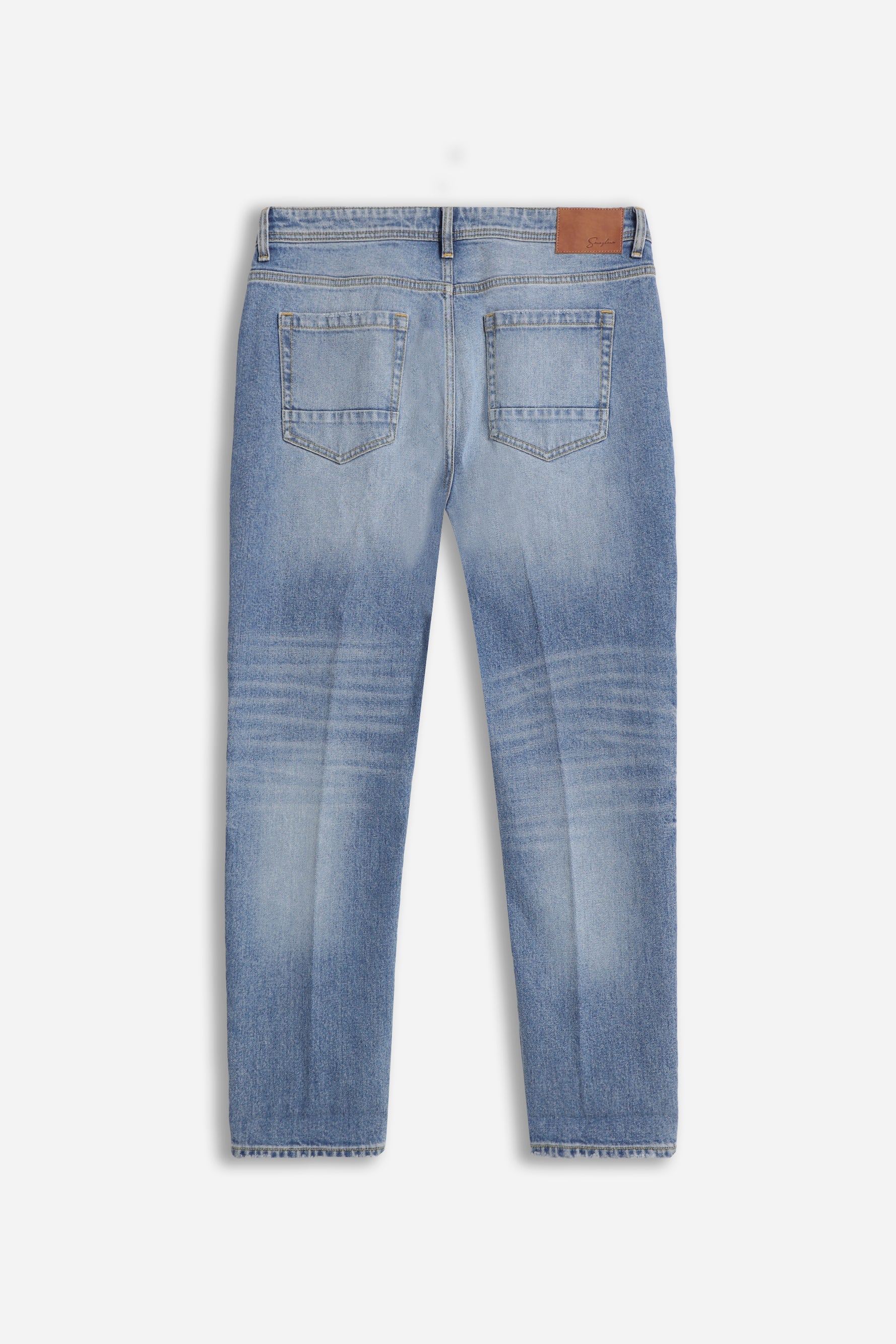 DENIM SLIM CROPPED DENIM - Sonnybono