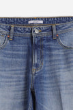 DENIM SLIM CROPPED INDACO - Sonnybono