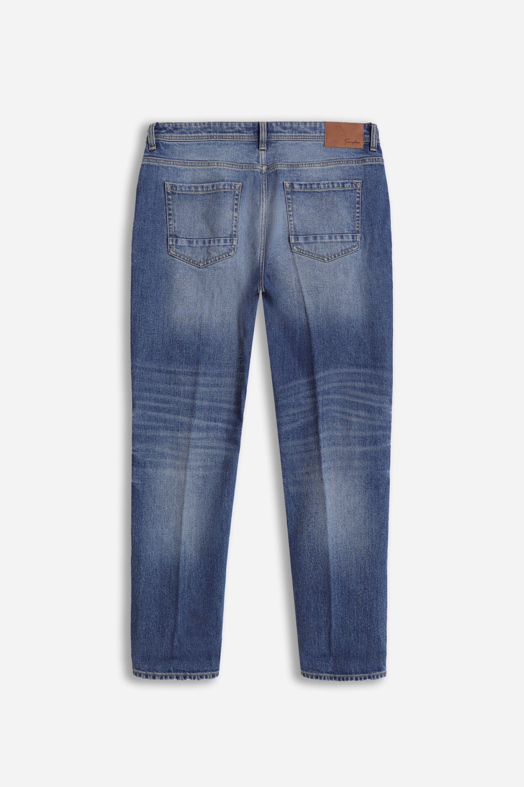 DENIM SLIM CROPPED INDACO - Sonnybono