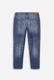 DENIM SLIM CROPPED INDACO - Sonnybono