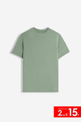T-SHIRT GIROCOLLO MANICA CORTA TORTORA