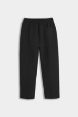 PANTALONE IN FELPA TESSUTO SCUBA NERO