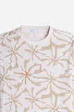 T-SHIRT GIROCOLLO FANTASIA F-BEIGE