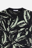 T-SHIRT GIROCOLLO FANTASIA F-SALVIA