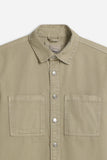 OVERSHIRT IN COTONE BEIGE - Sonnybono