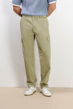 PANTALONE CON TASCONI LATERALI KAKI