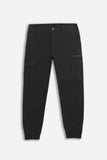 PANTALONE CARGO BASIC NERO - Sonnybono